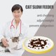 thumbnail image 4 of Cuencos para gatos de alimentación lenta, comedero lento de cerámica para alimentación saludable, cuenco de alimentación lenta para perros y mascotas MFZFUKR BST3004841-3, 4 of 5