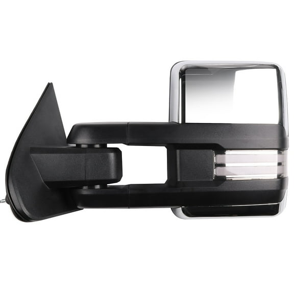 CCIYU Rear View Mirrors, Car Mirrors,Towing Mirrors Fit for 2014-2018 for Chevy for GMC 2015-2018 for Chevy Silverado 2500 3500 for GMC Sierra 2500 3500 Lights Arrow Turn Signal Power Heated