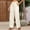White, variant on Fashion Sweatpants for Womens Elastic Waist Plus Size Casual Elastic-waist Pants Loose Casual Pants Save to 65% off!