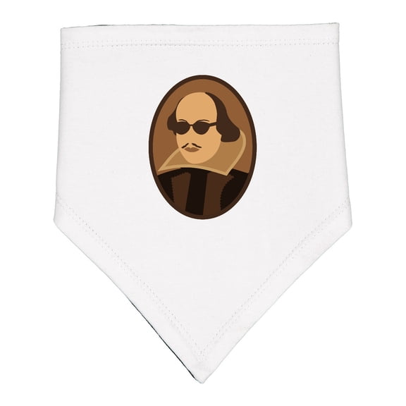 Inktastic Funny Rockin' Shakespeare Baby Bandana Bib