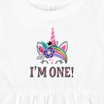 thumbnail image 4 of Inktastic First Birthday Unicorn for Girl Girls Baby Dress, 4 of 5