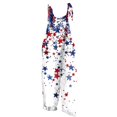 thumbnail image 2 of DDAPJ pyju Womens 4th of July Jumpsuits American Flag Print Sleeveless Wide Leg Overalls Plus Size Linen Rompers with Pockets Limited Time Sales White XXXXL, 2 of 5