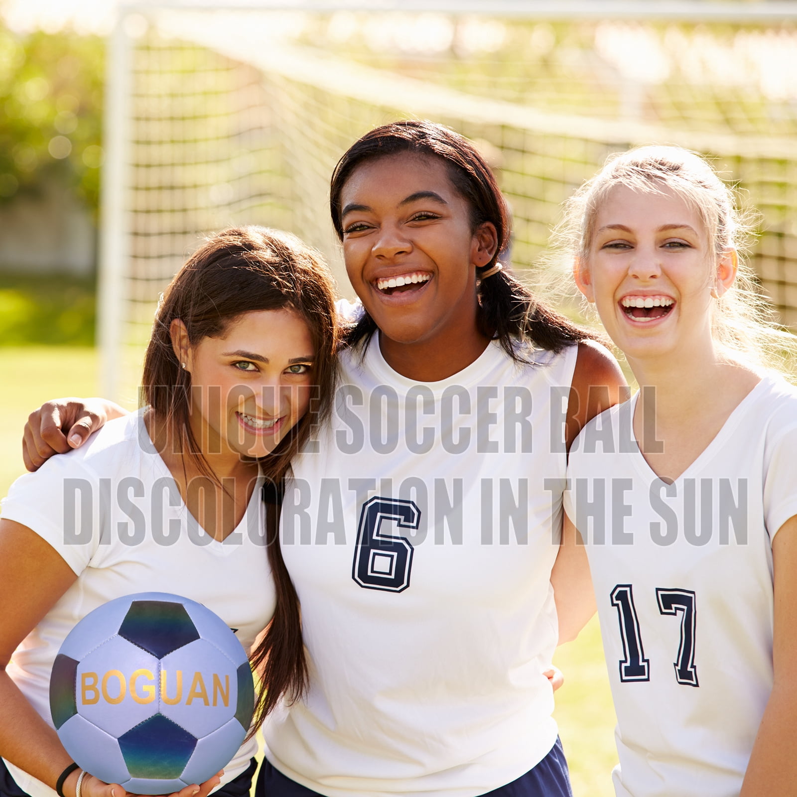Soccer Ball Discoloration in The Sun Official Size 4