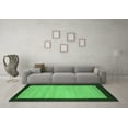 thumbnail image 3 of Ahgly Company Indoor Rectangle Abstract Emerald Green Contemporary Area Rugs, 8' x 12', 3 of 4