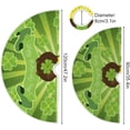 thumbnail image 3 of Coolnut St. Patrick's Day Christmas Tree Skirt 48", St. Patrick's Day Tree Skirt Double Layers Polyester Easter Tree Skirt for St. Patrick's Day Holiday Party Decoration, 3 of 6