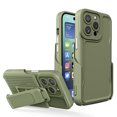 thumbnail image 1 of Phone Case for iPhone 14 Pro Max Case,Heavy Duty Hard Shockproof Armor Rugged Protector Case Cover with Belt Clip Holster for Apple iPhone 14 Pro Max 6.7 5G 2022 Phone Case, Armygreen, 1 of 13