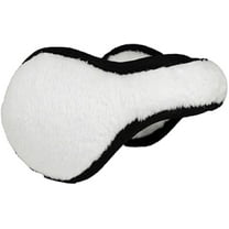 180s Women's Lush Two Tone Wrap Around Earmuffs, White