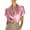 (Style 69)Pink, variant on NuoCaiYun Satin Shirts for Women Button Down Short Sleeves Dressy Shirt Trendy Shawl Collar Office Blazer Blouse Tops