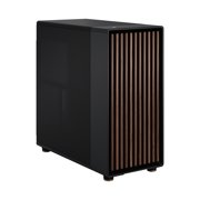 Fractal Design North XL Charcoal Black Chassis with Walnut Front and Mesh Side Panel EATX Full Tower Computer Case