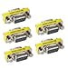 thumbnail image 3 of OUOU 9 Pin RS232 DB9 Male to Female Serial Cable Gender Changer Coupler Mini Adapter Pack of 5, 3 of 4