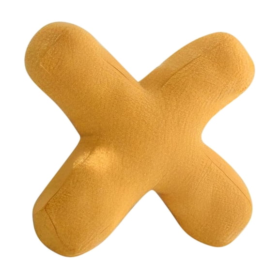 Holloyiver 26 Letter Pillows, Cute Soft Plush Letter Decorative Pillows, English Alphabet Throw Pillows Cushion for Living Room Sofa Couch Bed Car Decoration (X, 14.9" High)