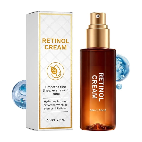 Retinol Collagen Serum for Face, Anti Aging & Anti Wrinkle Repair Peptide Serum with Boost Hydration Formula, Day/Night Facial Firming Neck Plump Skin Care for Women/Men