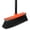 Orange, variant on Green Indoor Broom 54" Long Handle House Broom for Floor Cleaning Sweeping Broom for Kitchen, Garage, Lobby, Patio and Garden