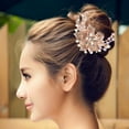 thumbnail image 3 of Hair Comb Long Lasting High-end Shiny Rhinestone Five Teeth Hair Barrette Hair Styling Accessories, 3 of 8