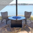 thumbnail image 6 of Fire Pit Glass - Aqua, Dark Blue Blend Reflective Fire Glass Beads 3/4" - Reflective Fire Pit Glass Rocks - Blue Ridge Brand Reflective Glass Beads for Fireplace and Landscaping, 6 of 6
