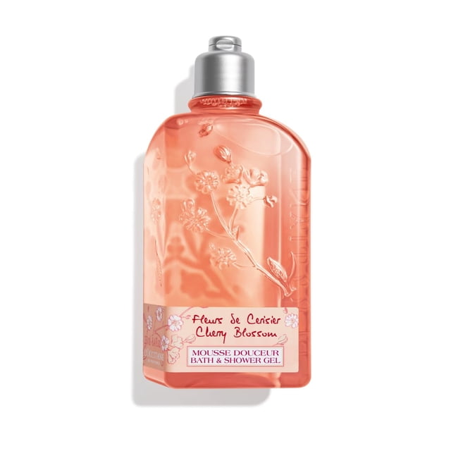 Gel de ducha L'Occitane, reconfortante y nutritivo, flor de cerezo, 250 ml