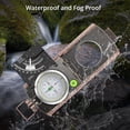 Colinometer Anbte Compass Hiking Survival, IP65 Waterproof Metal with Clinometer ...