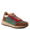 thumbnail image 3 of Spring Step Women's Booker Sneakers with Premium Leathers, Geometric Pattern, and Removable Insoles, 3 of 9