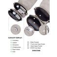 thumbnail image 3 of LAVA Small Crossbody Bags for Women Trendy, Multi Pocket PU Leather Casual Cell Phone Purse Wallet Handbags with Card Slots & Ajustable Strap, 3 of 6
