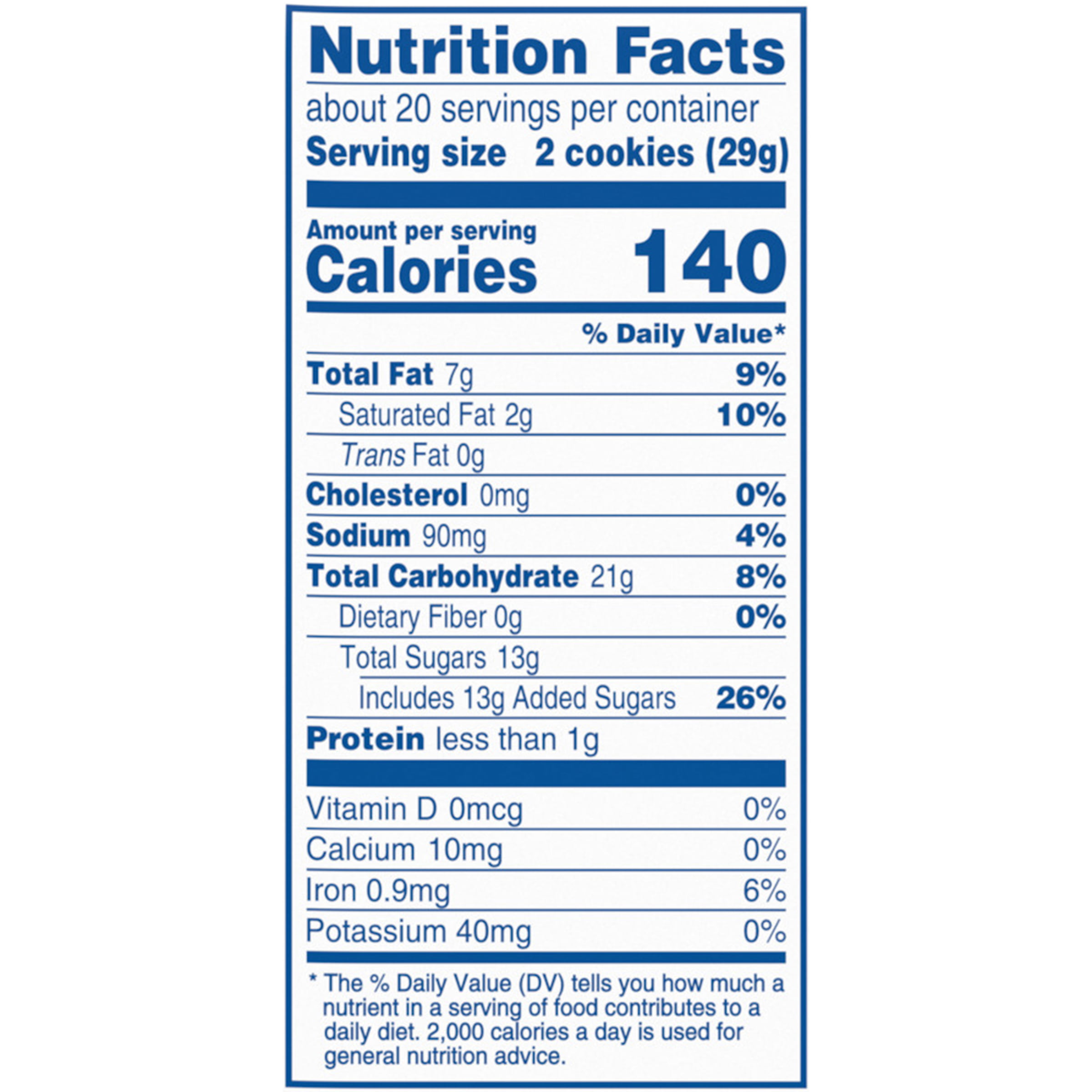 double stuf oreos nutrition facts