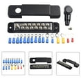 thumbnail image 1 of 12 Point Busbar Bus Bar Power Distribution Block 180A 12V Dc Black / Red Black, 1 of 9
