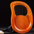 thumbnail image 3 of MesaSe Gifts Mahogany 19 String Harp Lyre With Tune Wrench Spare Strings 2 Random Picks, 3 of 9