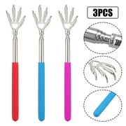 TSV 3pcs Telescoping Back Scratchers, Extendable Back Massager for Men Women, Self-Helping Massager