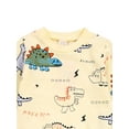 thumbnail image 2 of Kiapeise Toddler Kid Baby Boys Clothes Long Sleeve Dinosaur Top Pullover Sweatshirt Long Pants 2Pcs Casual Outfits 6M-4Y, 2 of 5