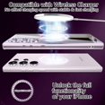 thumbnail image 4 of Dteck for Samsung Galaxy S23 Ultra Case, [Full Camera Cover Protection] [Compatible with MagSafe] Magnetic Metallic Glossy Slim Clear Luxury Soft Case 6.8 inch,Light Purple, 4 of 5