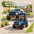 thumbnail image 3 of iYofe 24V 2 Seater Licensed Ford F-150 Raptor Powered Ride-On Truck with Remote & Safety Belt, Blue, 3 of 9