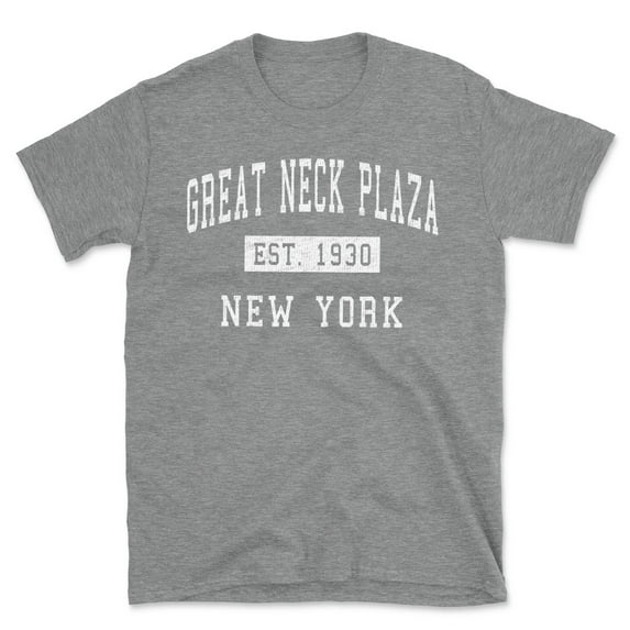 Great Neck Plaza New York Classic Established Men's Cotton T-Shirt