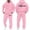 Pink&1080, variant on CONFREE Mens 2 Peice Sweatsuit Casual Men's Jogging Tracksuit Set Letter Graphic Pullover Hoodies Pants Athletic Sweat Suit for Men