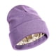 thumbnail image 1 of Gorro holgado y cálido de invierno con interior de seda, ligero y de tamaño universal. Púrpura, 1 of 9
