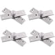 thumbnail image 1 of 360 Degree Hidden Rotation Door Pivot Hinges 4 Pcs Pivot Hinge For Door Thickened Stainless Steel Hinge Wooden Upper Lower Door Hinge For Cabinet Wind, 1 of 5