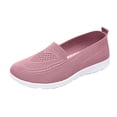 thumbnail image 2 of Mfakffe Womens Breathable Knit Slip On Walking Shoes Lightweight Comfort Flat Sneakers Casual Non-Slip Daily Loafer Shoes, 2 of 4