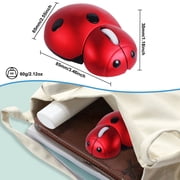 Dpisuuk Wireless Mouse, Cute Animal Ladybug Computer Mouse with USB Receiver, Portable 2.4GHz Optical Mice, Cordlless Mouse for Laptop Desktop PC