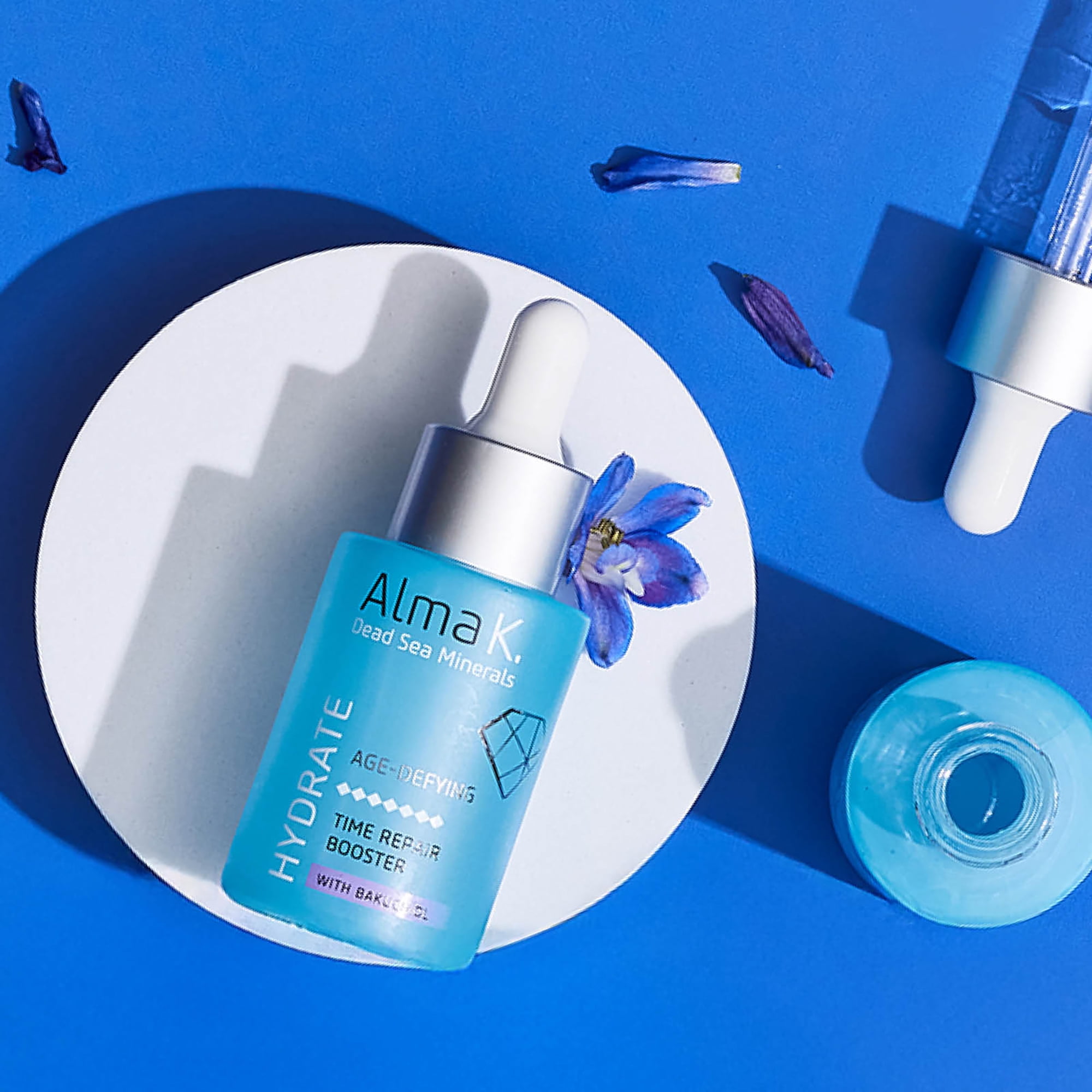 Alma K Time Repair Booster With Bakuchiol, Anti Aging Face Serum, 1 oz