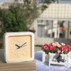 SAYTAY Bedroom Alarm Clock, Square Alarm Clock , Student Home Decoration Desktop Clock