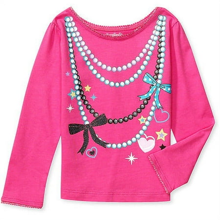 Garanimals - Infant Girls' Long-Sleeved Screen Print Tee