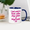 thumbnail image 3 of CafePress - Drink Coffee Shop Online And Bin - 11 oz Ceramic Mug - Novelty Coffee Tea Cup, 3 of 4