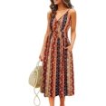 thumbnail image 1 of Nouvelle Robe Décontractée Ample pour Femmes avec Poches Robe d'Été Imprimé Floral Robe de Plage, 1 of 3