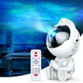 thumbnail image 1 of Proyector de Estrellas, Proyector de Galaxia Astronaut, Luz Nocturna para Niños con Nebulosa Estrellada, Lámpara LED de Techo con Temporizador y Control Remoto, Cabezal Magnético de Rotación de 360°,, 1 of 8