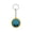 Blue(1pc), variant on Dumpling Keychain, Mini Dumpling Squishies Stress Relief Fidget Clicker Keychain, Hard- Anxiety Relief & Focus Boost Quiet Toys for Adults