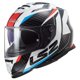 thumbnail image 1 of Casco integral LS2 Assault con visor solar Racer blanco rojo, 1 of 2