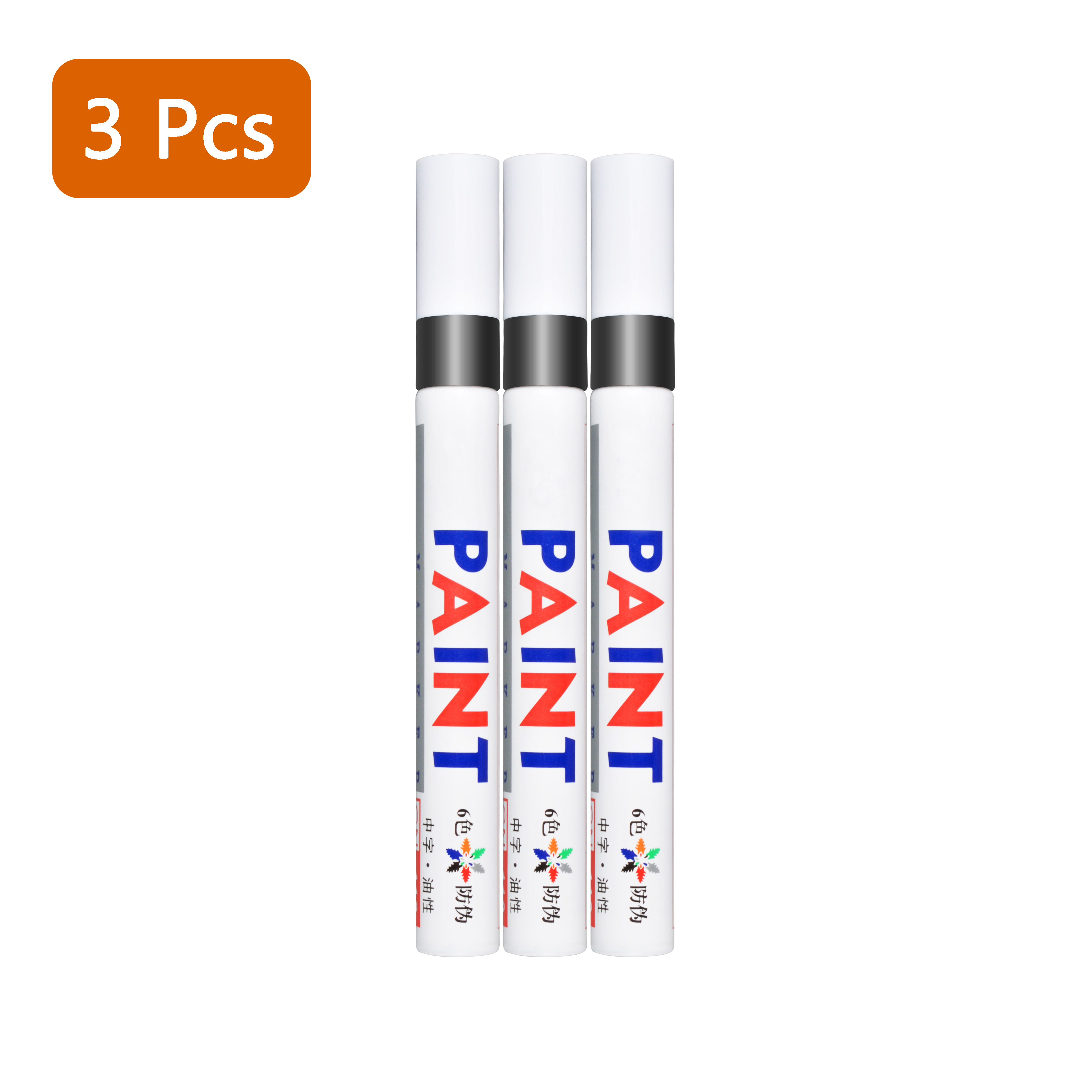 Feildoo Black Paint Pen for Art, Acrylic Black Paint Marker for Rock