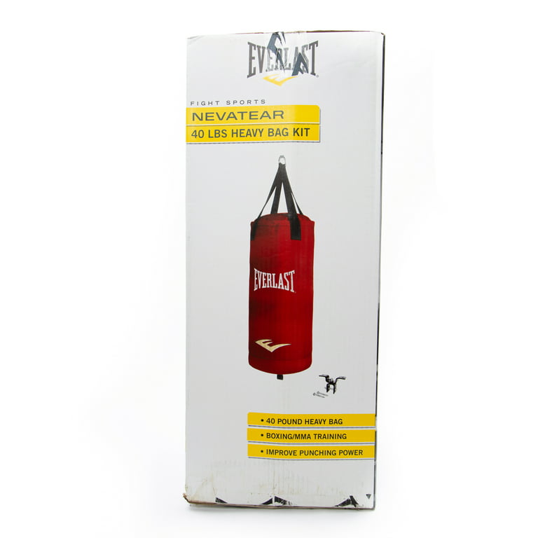Venum Classic Punching Bag - 70 lb - Black/White - Heavy Bag Kit - 48  Inches Assembled Length 