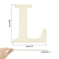 thumbnail image 2 of 15 Inch Wooden Letter,Large Blank Unfinished Wooden Alphabet Letters for Crafts, DIY Projects, Birthday, Party(Letter L), 2 of 7