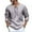 Grey, variant on VJATTWR Mens Shirts Long Sleeve T Shirt Fashion Casual Slim V Neck Shirts Xxxl