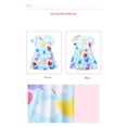 thumbnail image 7 of Emy Dola Toddler Girl Summer Short Sleeve Dress For 2-8 Years Kids Casual Playwear Rainbow Print Easter Dresses, 7 of 7