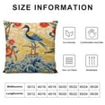 thumbnail image 5 of JEUXUS Queenie -  Oriental Chinese Phoenix Decorative Throw Pillow Case Cushion Cover, 5 of 5